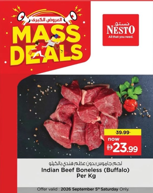 Mass Deal from Nesto until 5th September
