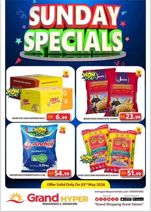 Sunday Specials
