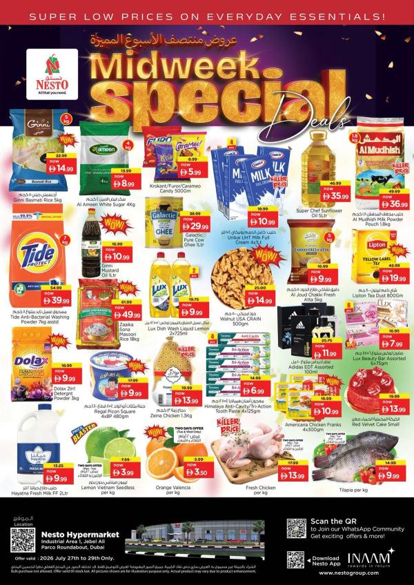 Midweek Deals