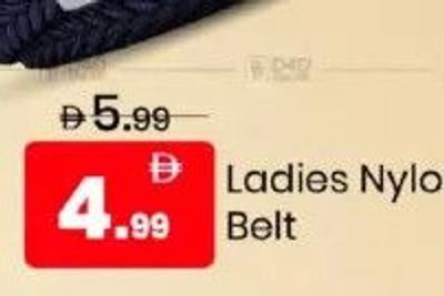 Ladies Nylon Belt