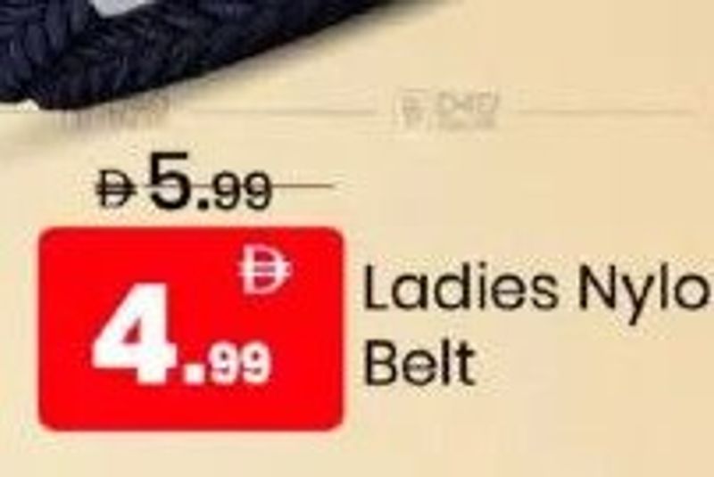 Ladies Nylon Belt