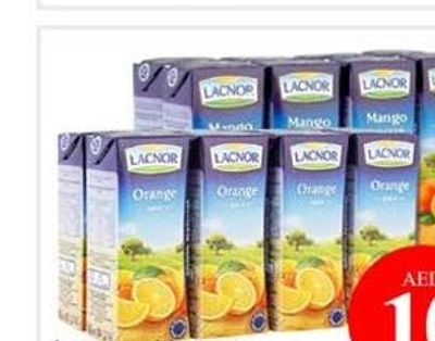 Lacnor Mango Cocktail 100% Juice NAS 8x180ml