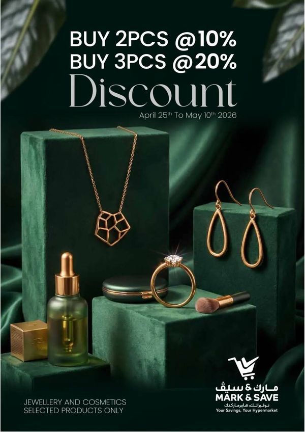 Discount Offers from Mark & Save until 10th May