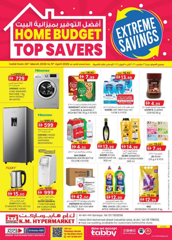 Home Budget Top Savers