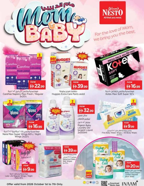 Mom & Baby from Nesto until 7th October