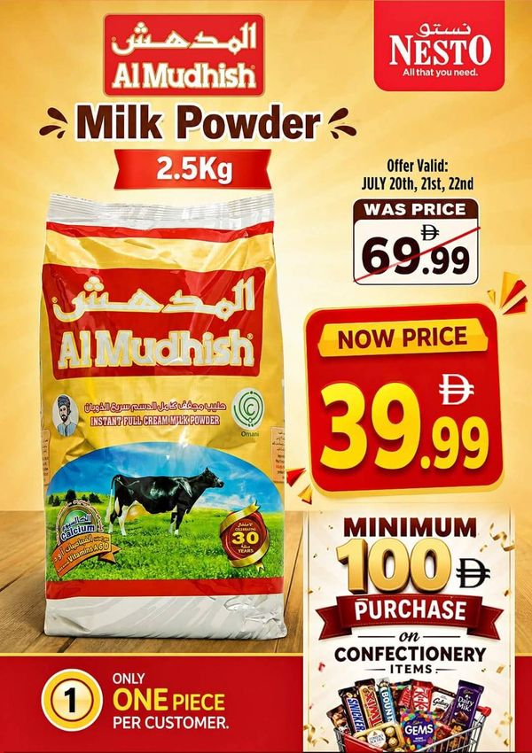 Milk Powder Sale from Nesto until 22nd July