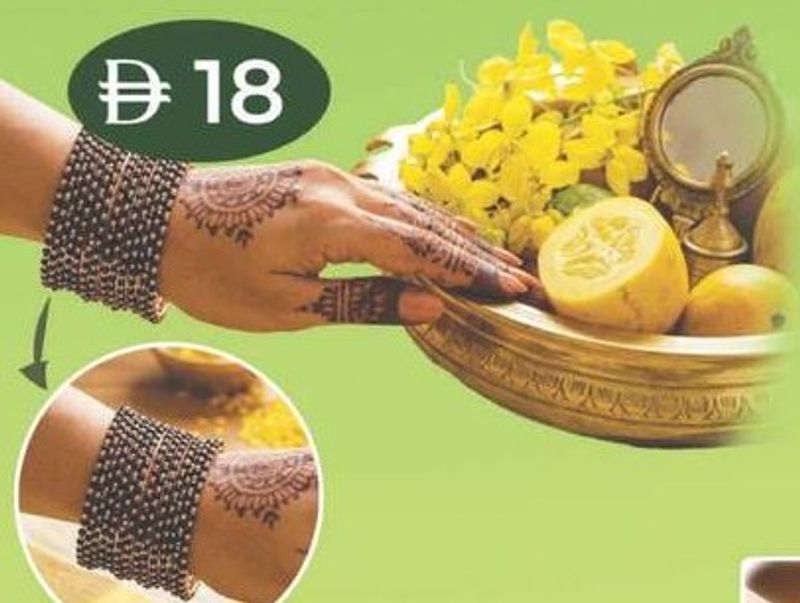 Bangles Set (Black Beaded)