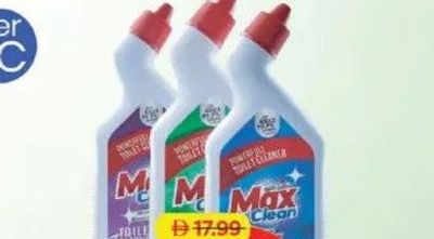 Max Clean Toilet Bowl Cleaner 3x500 Ml