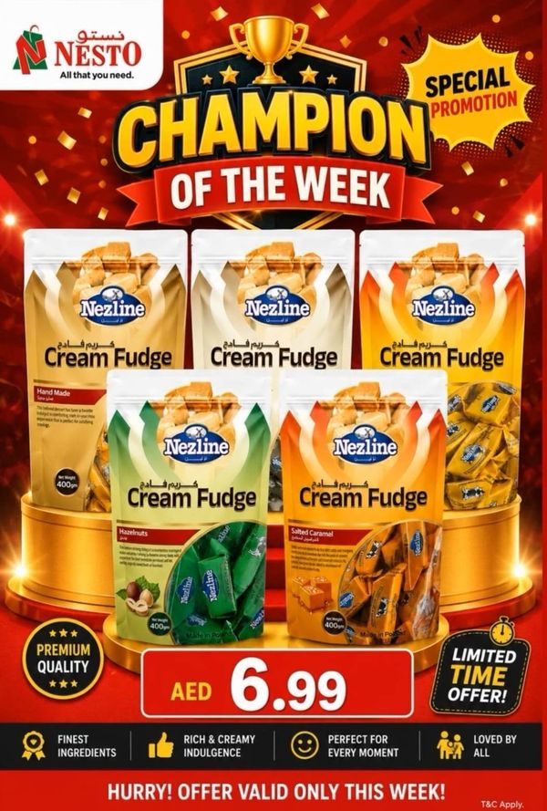 Champion Of The Week from Nesto until 12th July