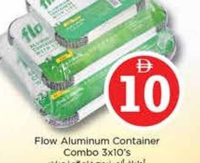 Flow Aluminum Container Combo 3x10's