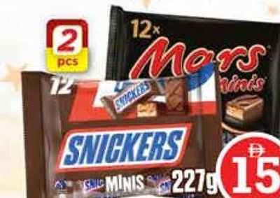 Snickers/Mars Minis 2x227gm