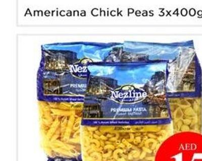 Americana Chick Peas 3x400gm