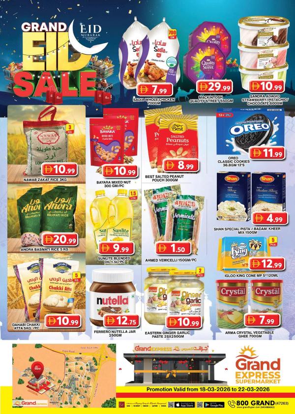 Weekend Deals - Grand Express Supermarket DWC from Grand Hypermarket until 22nd March