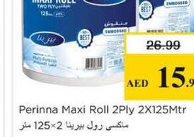 Perinna Maxi Roll 2Ply 2x125Mtr