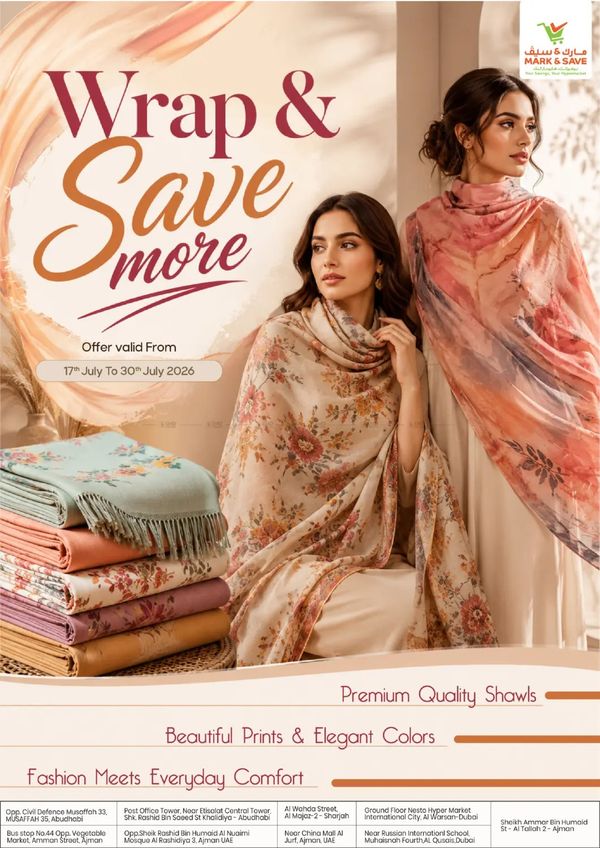 Wrap & Save More from Mark & Save until 30th July