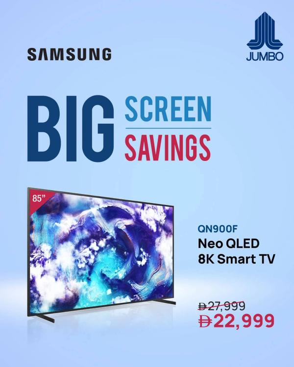 Big Screen Savings from Jumbo until 11th March