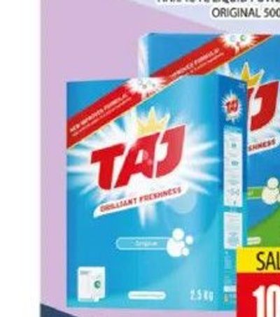 Taj Detergent Powder 2.5KG Box/PC