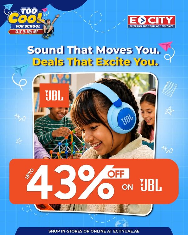 Sound That Moves You & Deals That Excite You from ECity until 31st August