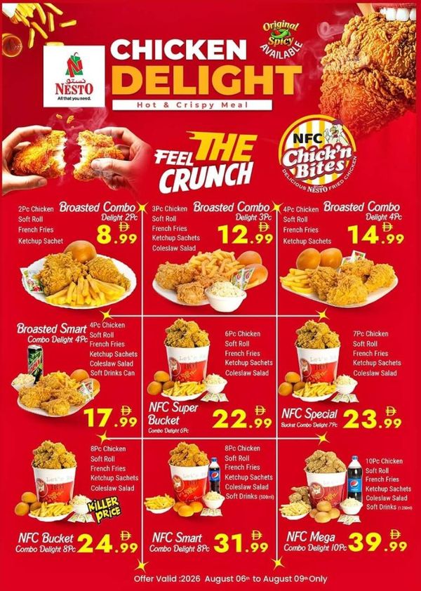 Chicken Delight from Nesto until 9th August