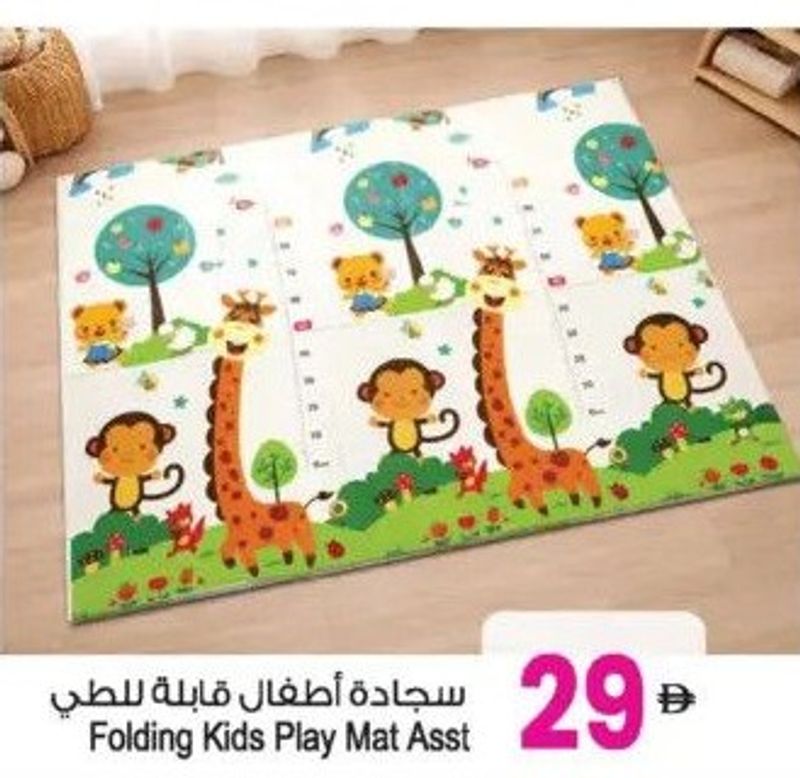 Folding Kids Play Mat Asst