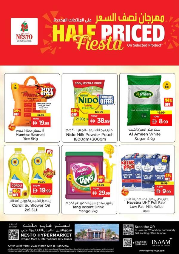 Weekend Grabs - Dragon Mart 2, Dubai from Nesto until 15th March