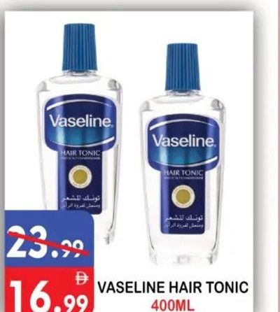 VASELINE HAIR TONIC 400ML