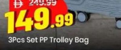 3Pcs Set PP Trolley Bag