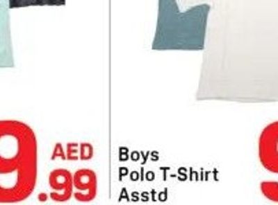 Boys Polo T-Shirt Asstd