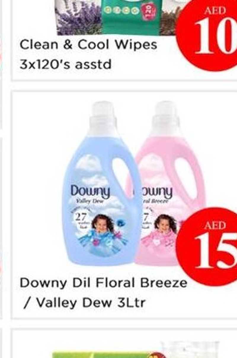 Clean & Cool Wipes 3x120's asstd