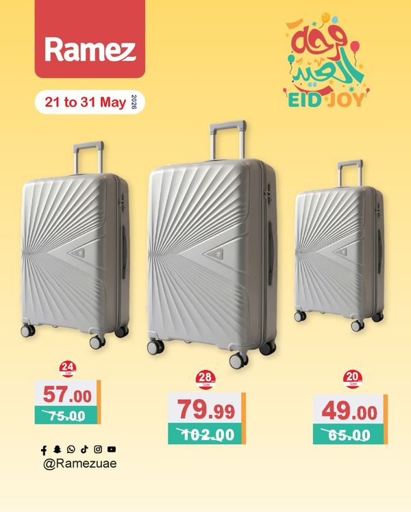 Travel Bags Offer from Aswaq Ramez until 31st May