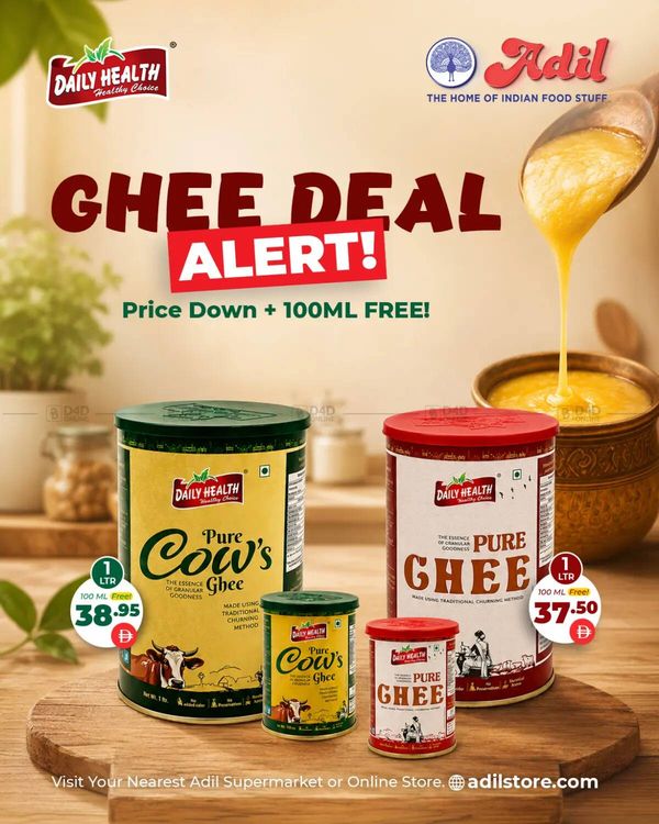 Ghee Deal from Al Adil until 17th August