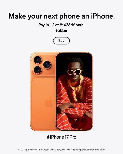 Sale On iPhone 17 Pro from Sharaf DG until 31st May