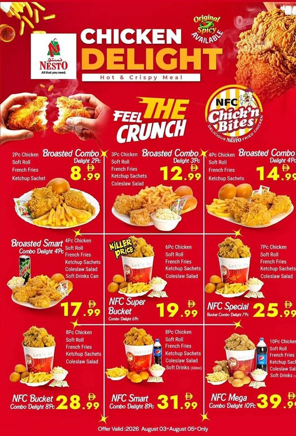 Chicken Delight from Nesto until 5th August