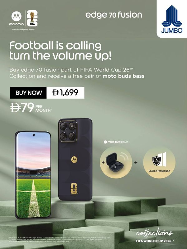 Sale On Motorola edge 70 from Jumbo until 21st July
