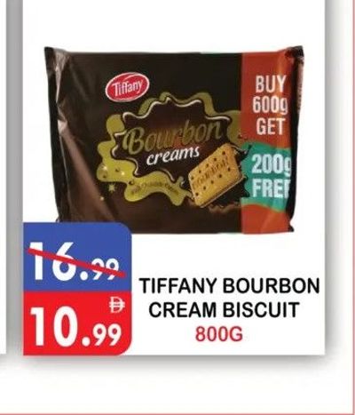 TIFFANY BOURBON CREAM BISCUIT 800G