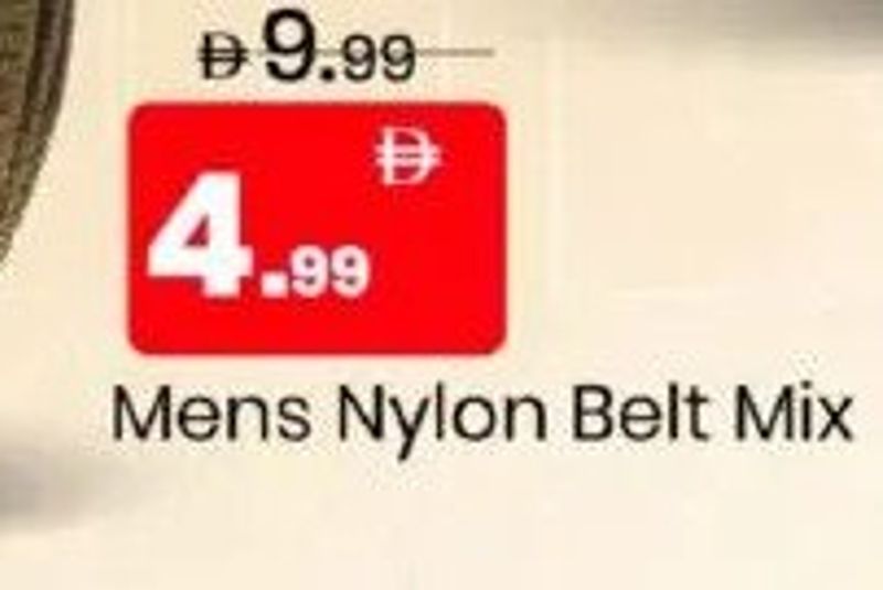 Mens Nylon Belt Mix