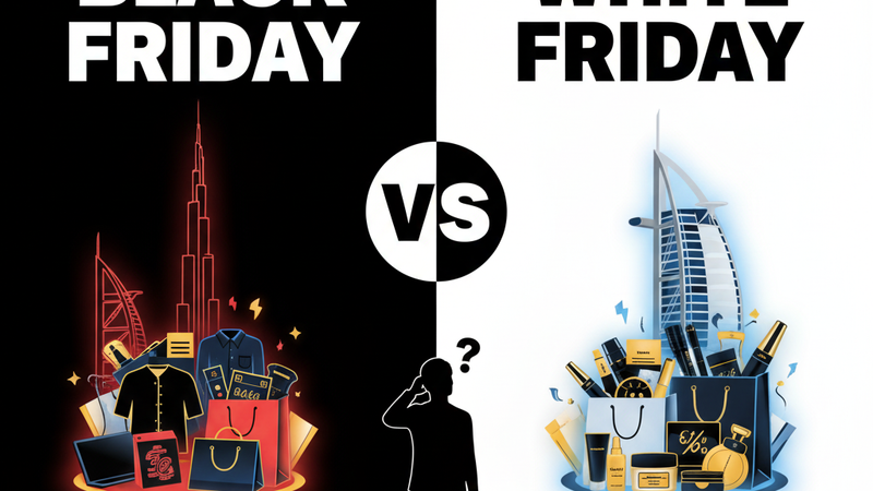 White Friday vs Black Friday in UAE