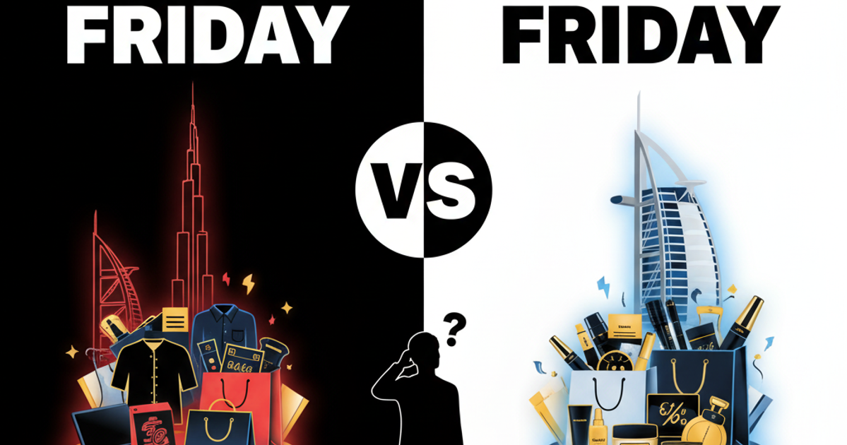 White Friday vs Black Friday in UAE