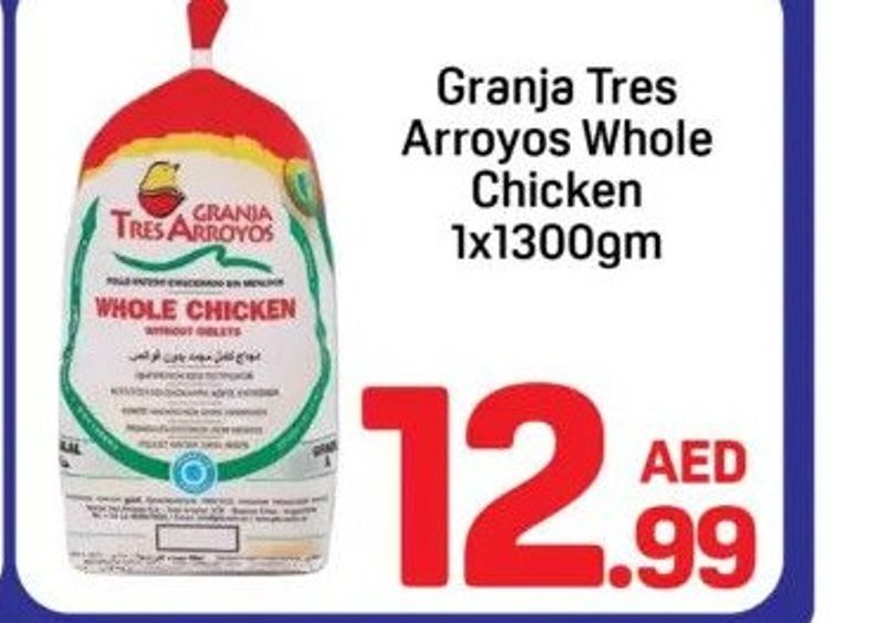 Granja Tres Arroyos Whole Chicken 1x1300gm