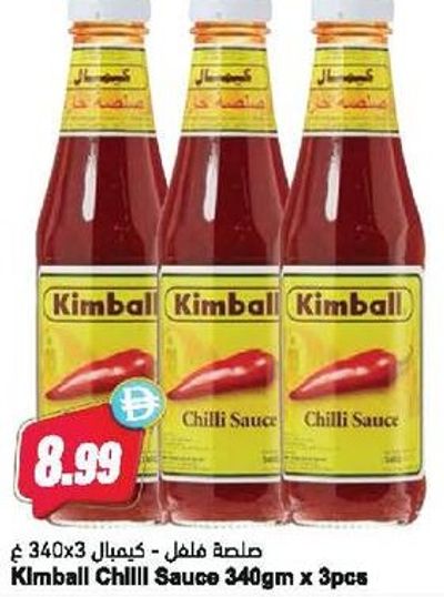 Kimball Chilli Sauce 340gm x 3pcs