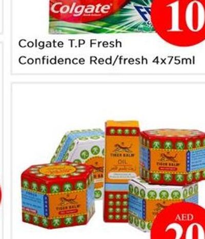Colgate T.P Fresh Confidence Red/Fresh 4x75ml