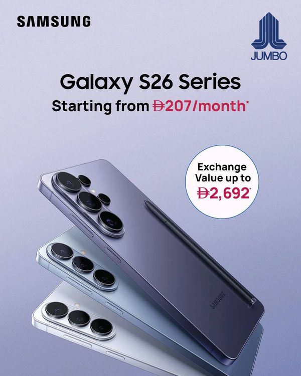 Galaxy S26 Sale from Jumbo until 31st March