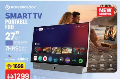 POWEROLOGY Smart TV Portable FHD 27 inch