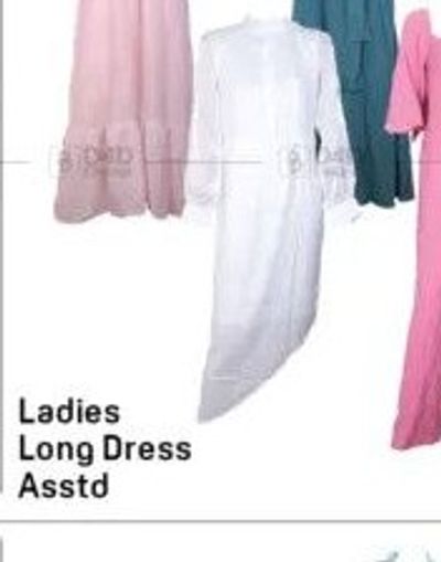 Ladies Long Dress Asstd