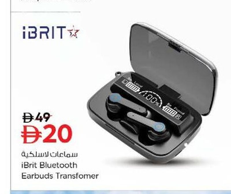 iBrit Bluetooth Earbuds Transfomer
