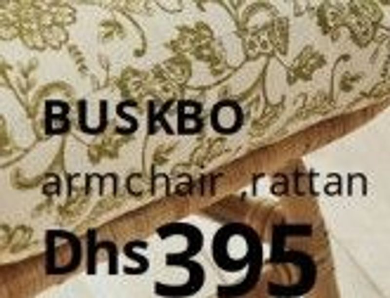 BUSBKO armchair, rattan