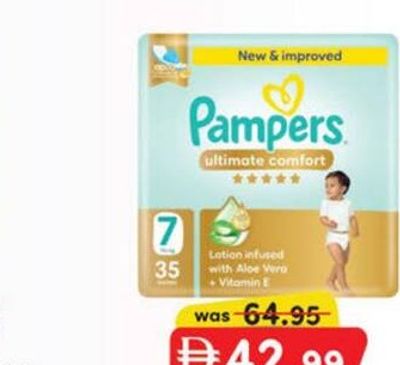 PAMPERS PREMIUM CARE BABY DIAPER MEGA PACK 62/54/46/35'S