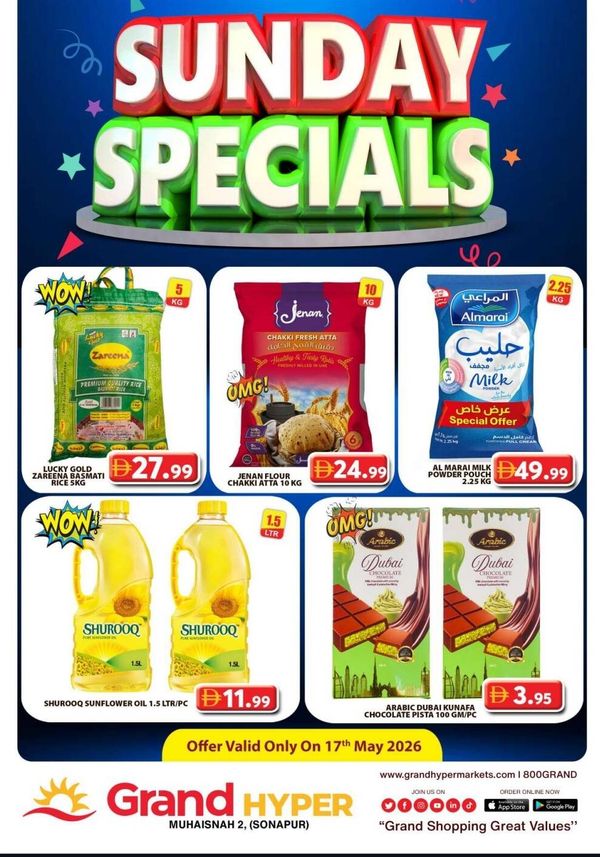 Sunday Specials