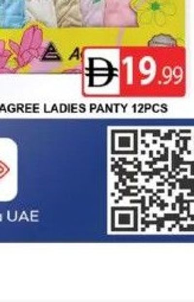 AGREE LADIES PANTY 12PCS