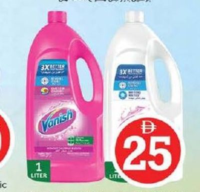 Vanish Fabric Stain Remover Liquid 2x1Ltr asstd.